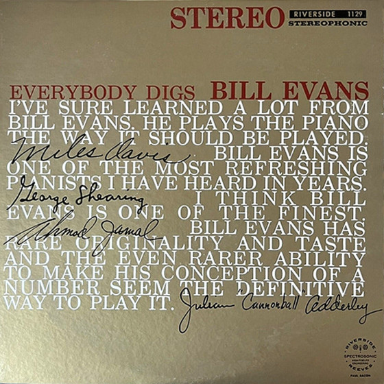 Everybody Digs Bill Evans (Vinyl)